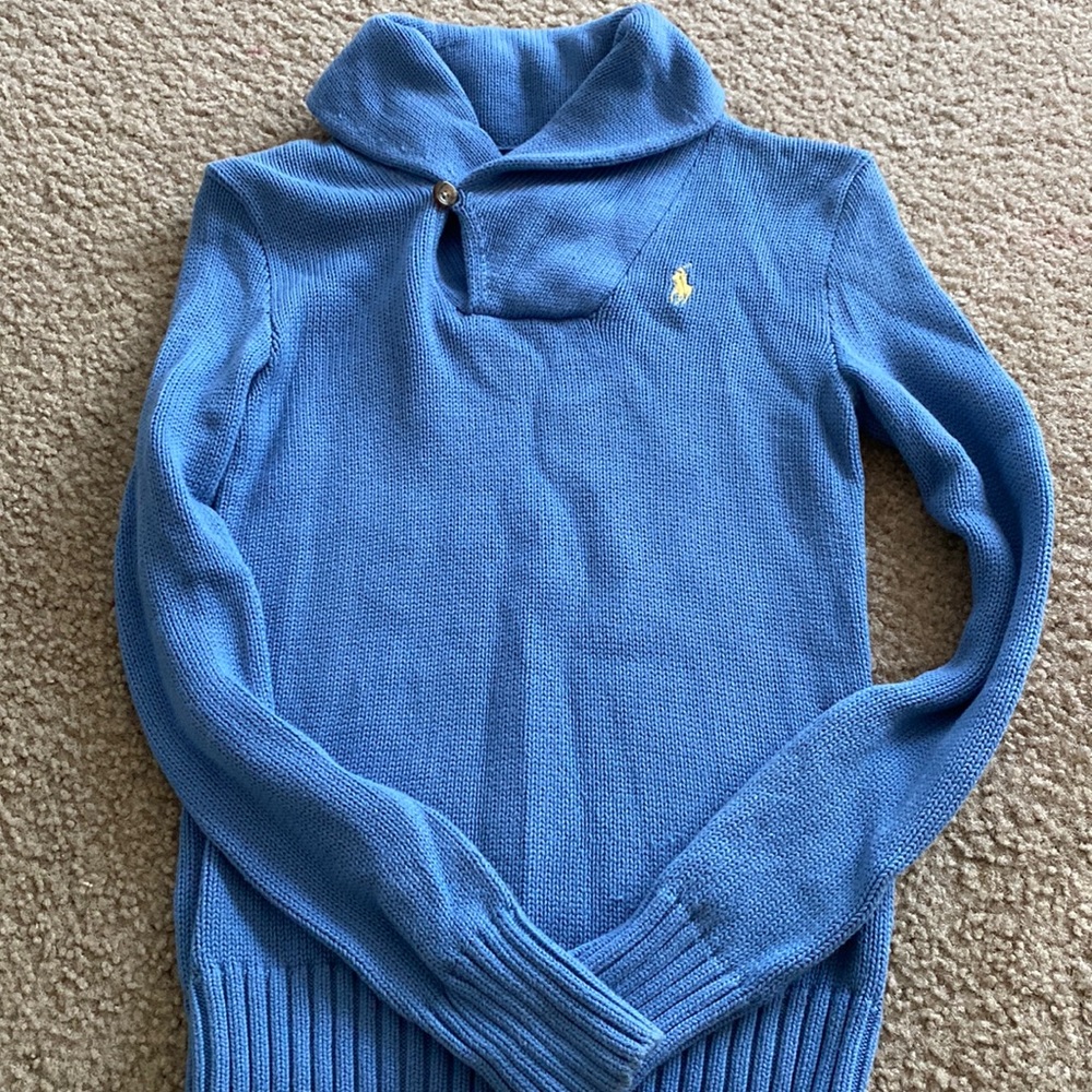 Light Blue Ralph Lauren sweater 100% Cotton